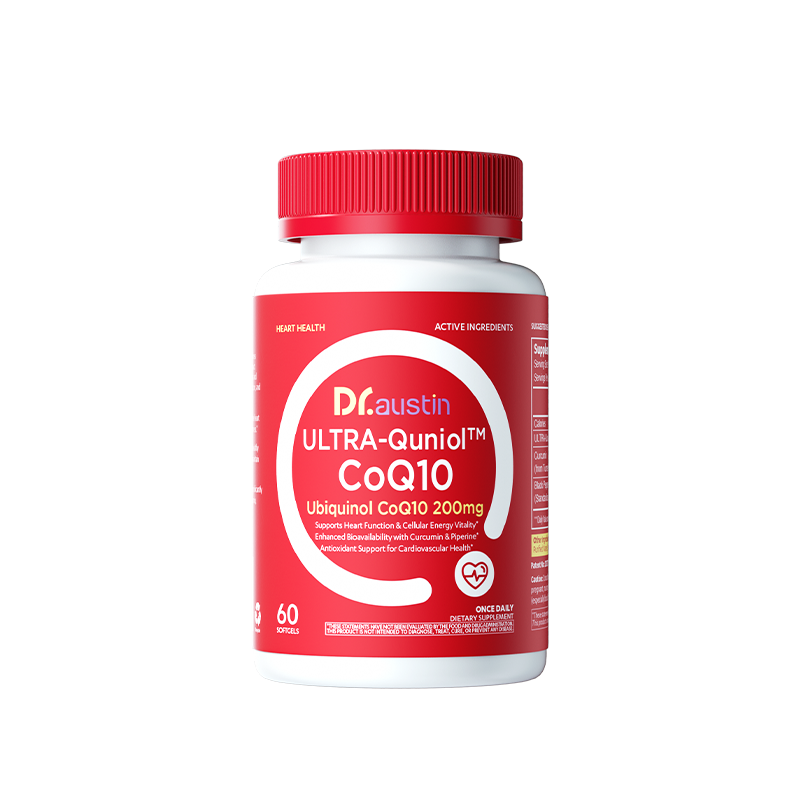 CoQ10 product bottle